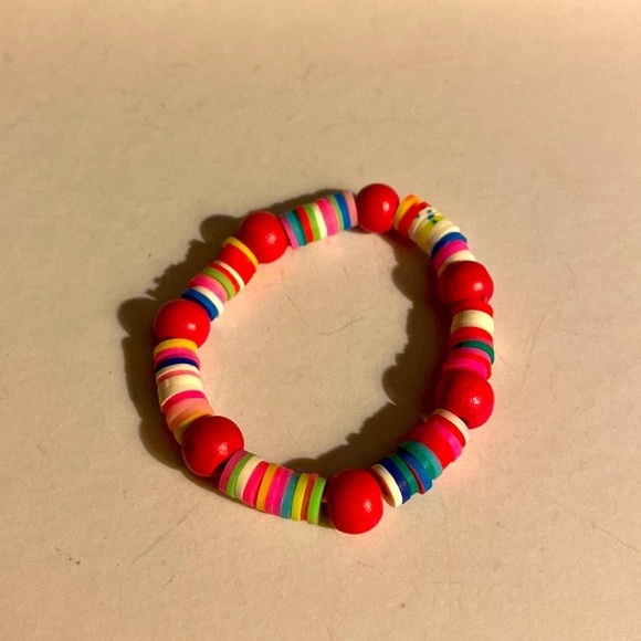 NWOT Kids stretch bracelet bundle, 3 bracelet lot, Multicolor, Beaded, Vibrant.​ - Picture 4 of 7